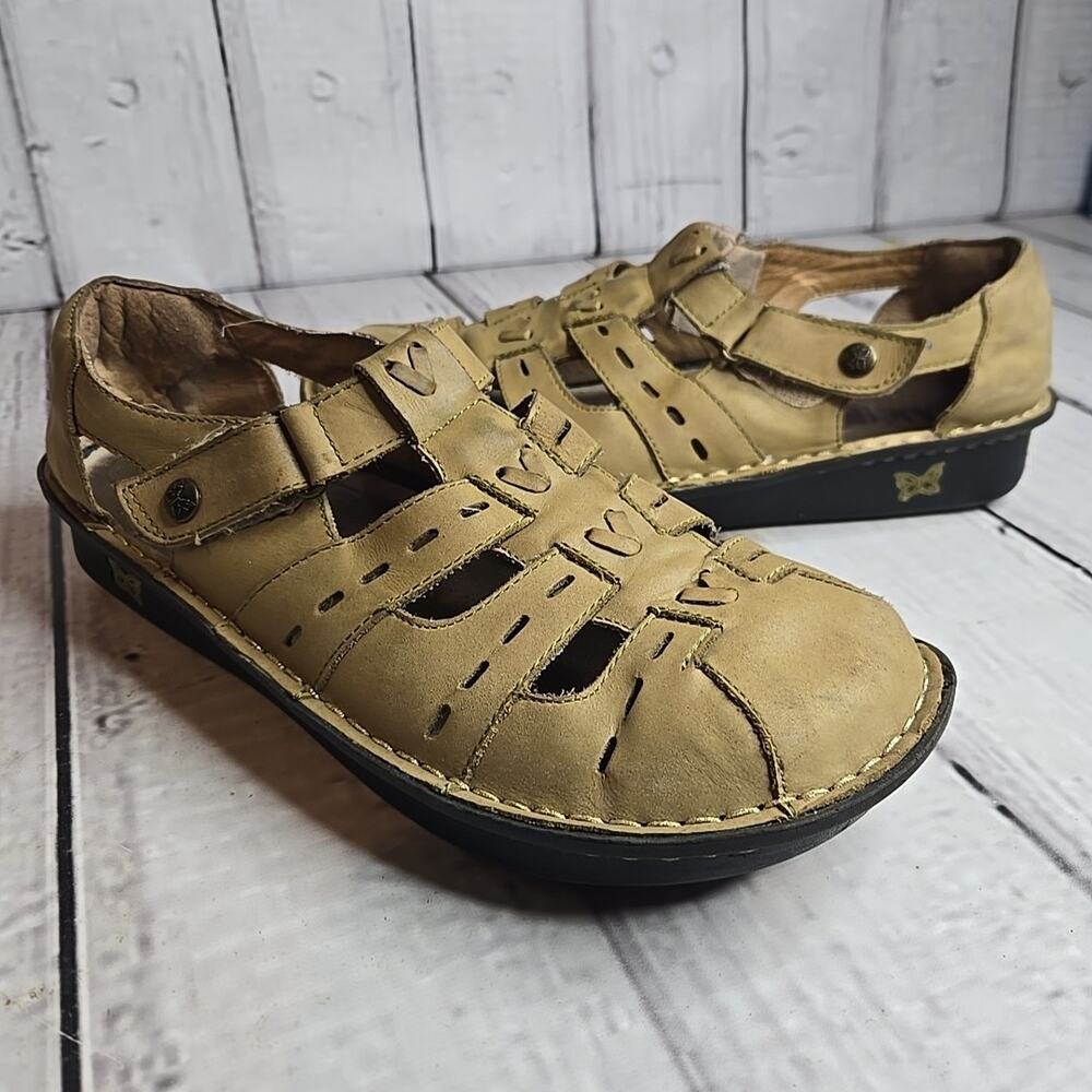 Alegria Pesca Fisherman Sandal Women’s Size EU40/US 9.5 Brown Leather PES-668